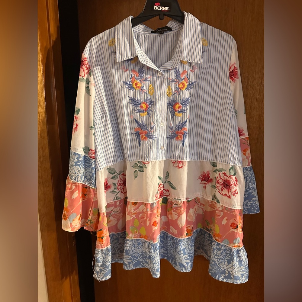 Caleooa top size 2X